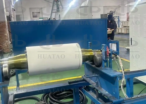 Rouleau chauffant par induction à température constante, détection intelligente, pour les travaux de film étirable et de stratification solaire