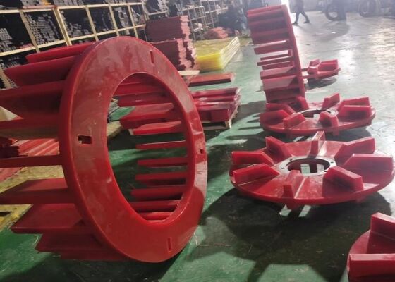Pièces de rechange pour rotor et stator de flottation résistantes à la corrosion