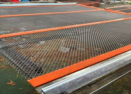 Maille d'écran autonettoyante en poly ondulation pour le criblage humide