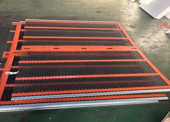 Maillage à écran auto-nettoyant en polyuréthane pour le traitement des matières humides