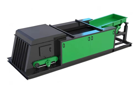 Séparateur de courant de tourbillon pour la récupération du cuivre à partir de boîtiers de batteries déchiquetés