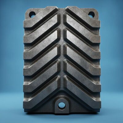 Plaque de mâchoire fixe pour le concasseur primaire composant d'usure de carrière en acier allié à haute résistance à la traction