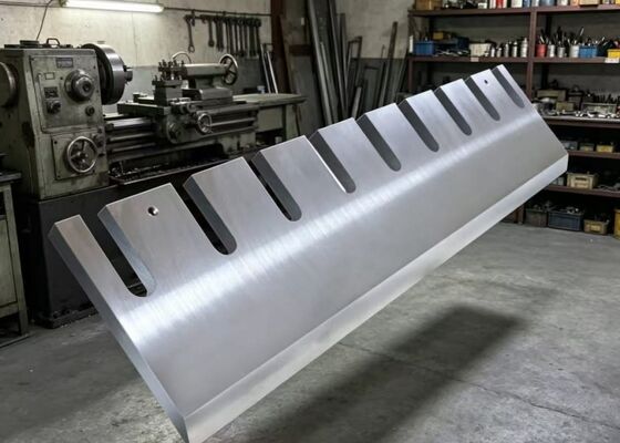 Couteau de haute qualité HUATAO utilisé pour la machine déchiqueteuse dans la ligne de production de panneaux de particules/MDF/OSB.