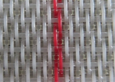 Polyester triple d'habillement de machine de papier de couche formant des tissus verts/couleur bleue
