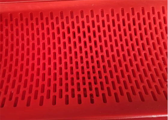 Écran à défilement polyuréthane élastomère hautement résistant avec couleur personnalisable pour les systèmes de boulonnage et de serrage