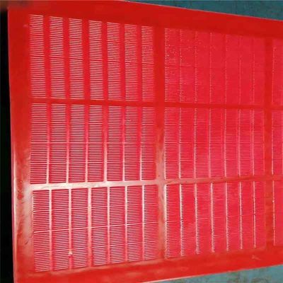 WS 85 Panneau d'écran modulaire en polyuréthane 305x305mm 0,075mm résistant à l'usure des coutures pour la déshydratation des mines de charbon