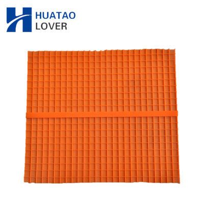 Grille en polyuréthane pour le criblage minier avec haute résistance à l'abrasion, résistance aux acides et alcalis, et maille fine