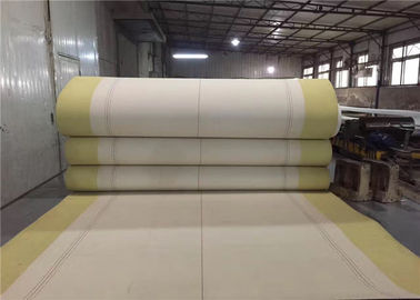 Bande de conveyeur ondulée tissée de coton avec s'assembler la couture largeur de 1000 - de 3200mm pour dépister la section