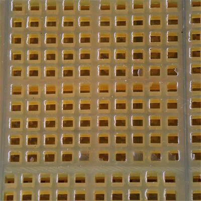 Panneaux d'écran en polyuréthane résistant à l'usure avec ouvertures auto-nettoyantes et cadre en acier à haute résistance à la traction