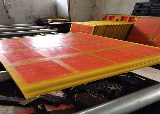 Panneau de tamis de déshydratation en polyuréthane avec une longue durée de vie, une efficacité de tamisage élevée et un faible bruit pour les applications minières