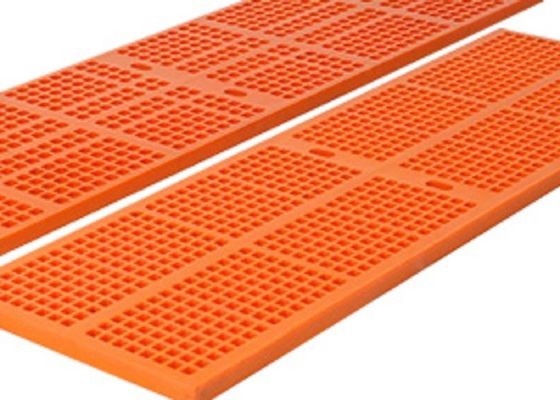 Maillage à écran en polyuréthane à trou rectangulaire pour déshydratation avec une longue durée de vie et une efficacité de tamisage élevée
